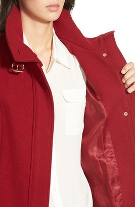 MICHAEL Michael Kors Stand Collar Wool Blend Trench Coat (Regular & Petite)