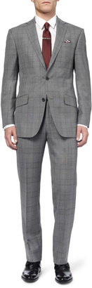Richard James Navy Houndstooth Wool-Flannel Suit