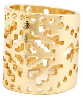 Charlotte Russe Aztec Cut-Out Cuff Ring
