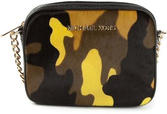 MICHAEL Michael Kors 'Jet Set' camouflage cross body bag