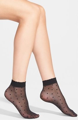 Nordstrom Sheer Pin Dot Anklet Socks
