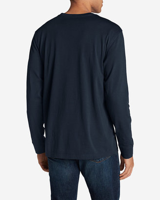 Eddie Bauer Men's Legend Wash Long-Sleeve Pocket T-Shirt - Classic Fit