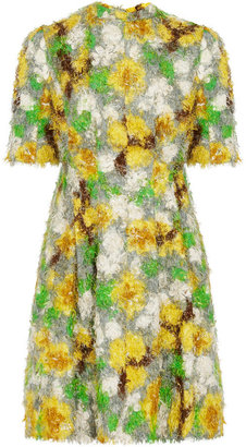 Marni Fringed cotton-blend dress