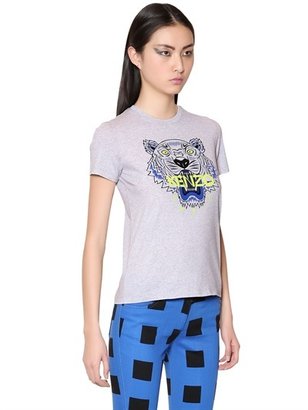 Kenzo Tiger Printed Cotton T-Shirt