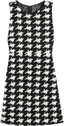 Alice + Olivia Everleigh houndstooth knitted dress