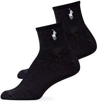 Ralph Lauren Supersoft Quarter Socks 2 Pack