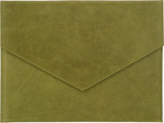 Barneys New York Leather iPad Envelope Clutch