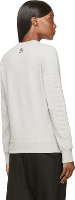 Surface to Air Grey Mélange 3D Embroidered Sweatshirt