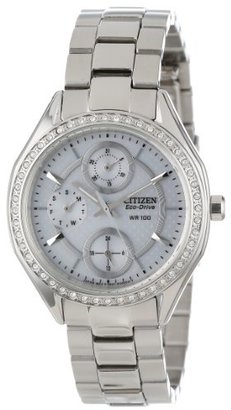 Citizen Women's Drive from Eco-Drive POV 2.0 Stainless Steel Swarovski Crystal-Accented Watch