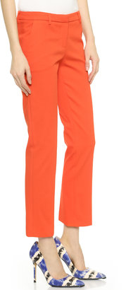 True Royal Cropped Flare Pants