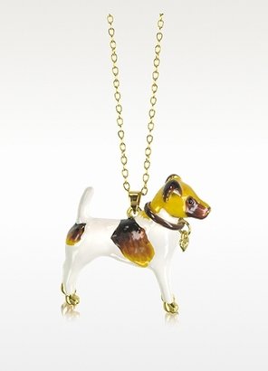 N2 Fox Terrier Dog Long Necklace