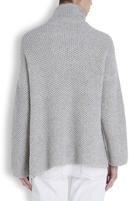 Eileen Fisher Grey knitted wool cardigan