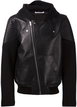 Givenchy leather bomber jacket