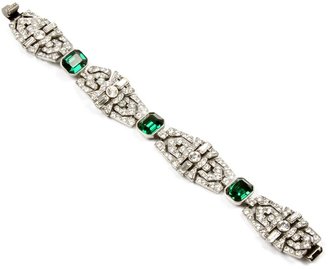 Ben-Amun Emerald and Crystal Bracelet