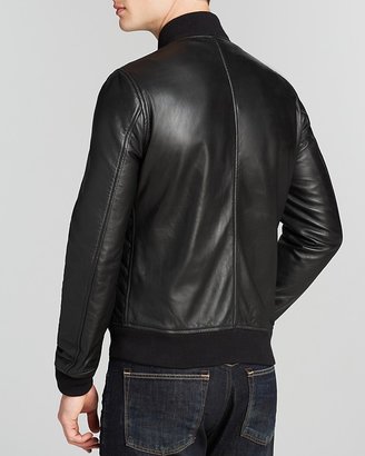 Paul Smith Quilted Leather Jacket