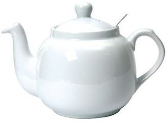 Dexam London Pottery 2 Cup Filter Teapot White