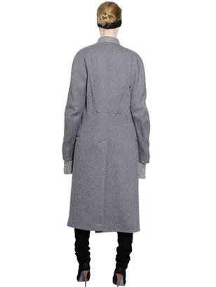 Haider Ackermann Wool Blend Jersey Coat