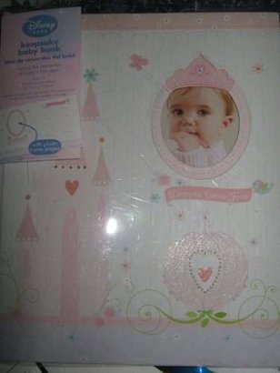 Disney Princess Keepsake Baby's First Year Memory Book for Baby Girl "Dreams Come True"