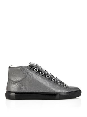 Balenciaga Arena leather high-top trainers