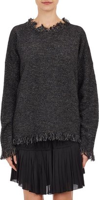 Isabel Marant Birdseye Boucle Daniel Cowens Sweater-Black