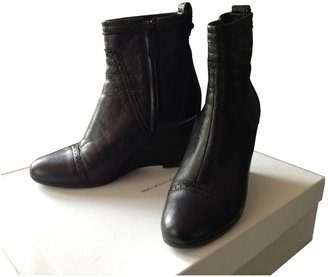 Balenciaga Black Leather Boots