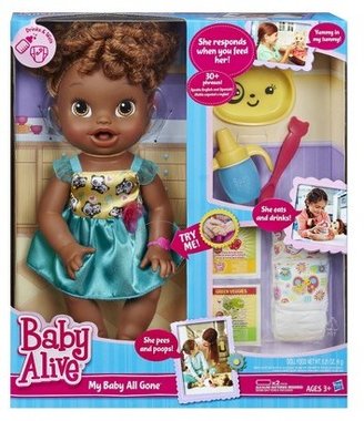 Hasbro Baby Alive My Baby All Gone Doll (African American)