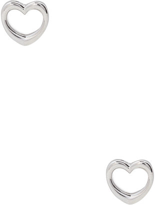 Forever 21 Cutout Heart Studs