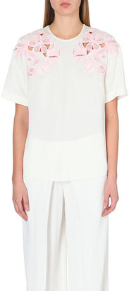 3.1 Phillip Lim Embellished Crepe T-Shirt - for Women