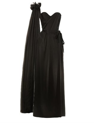 Vivienne Westwood Dalma strapless satin gown