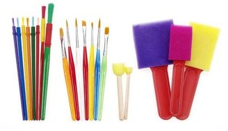 Darice 20-Piece Kids Brush Set