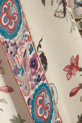 Anna Sui Floral-print georgette kimono