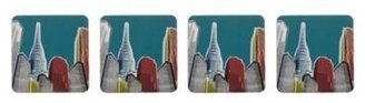 Ben de Lisi Home Set of four designer skyline printed coasters