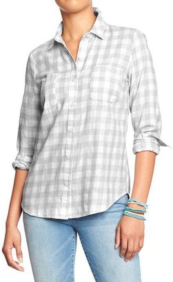 Old Navy Women's Plaid Flannel Shirts