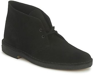 black clarks desert boots sale