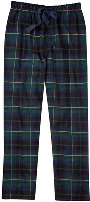 Charles Tyrwhitt Navy and green brushed cotton pants