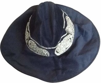 Roberto Cavalli Black Cotton Hat
