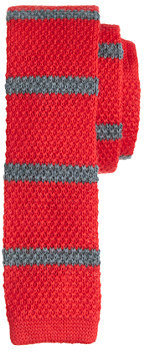 J.Crew Boys' wool knit tie in electric red stripe