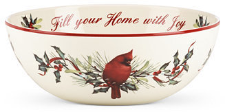 Lenox Winter Greetings Fill Your Home with Joy Large Bowl