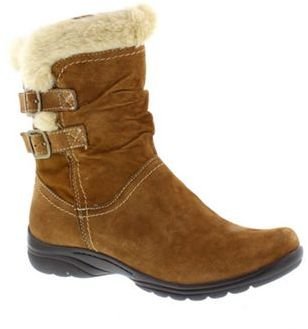 Earth Spirit Carob 'Lewiston' boots with buckle detailing