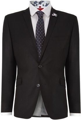 Lambretta Men's Plain Notch Collar Classic Fit Suit