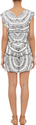Twelfth St. By Cynthia Vincent by Cynthia Vincen Abstract-Print Sleeveless Romper