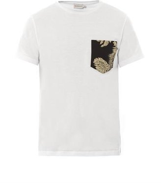 Moncler Jungle-print pocket T-shirt