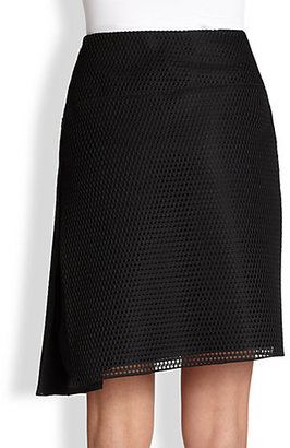 Reed Krakoff Honeycomb Jersey Skirt