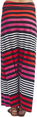 Wet Seal Mixed Striped Maxi Skirt
