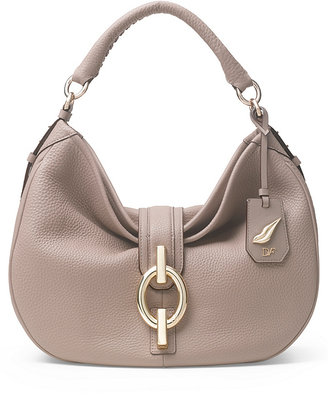 Diane von Furstenberg Sutra Leather Hobo Bag
