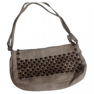 Aridza Bross Grey Leather Handbag