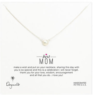 Dogeared 'Best Mom' Pearl Necklace