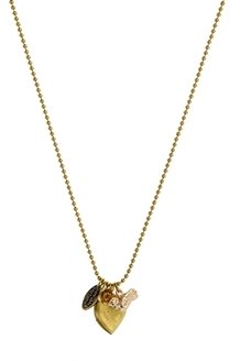 Sam Ubhi Heart & Mixed Charm Necklace - gold