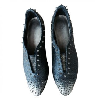 Zadig & Voltaire Black Exotic leathers Flats