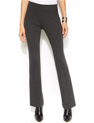 INC International Concepts Curvy-Fit Pull-On Bootcut Pants